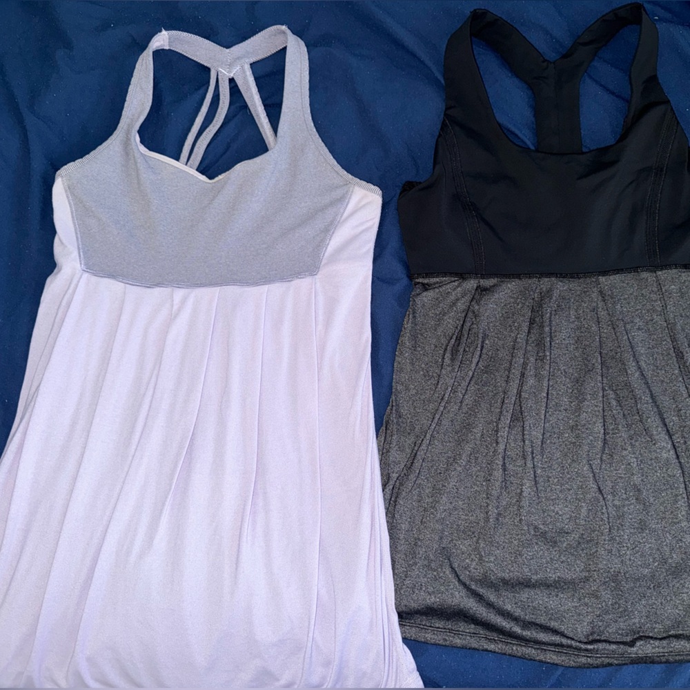 2 lululemon race back tanks